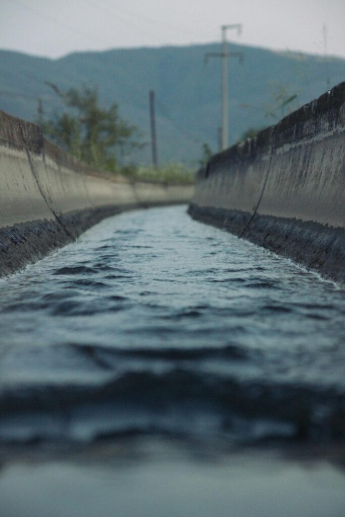 addressing water drainage  