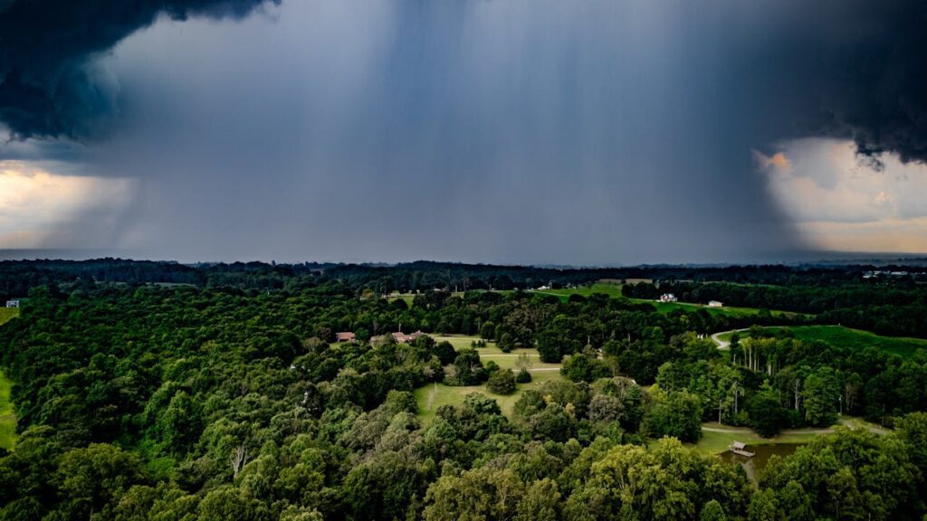 Extreme rainfall with climate changes